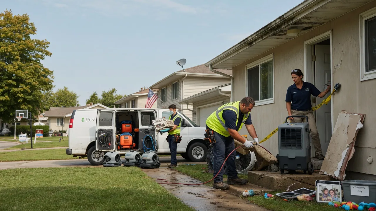 Water Damage Restoration in Reeseville, WI near me